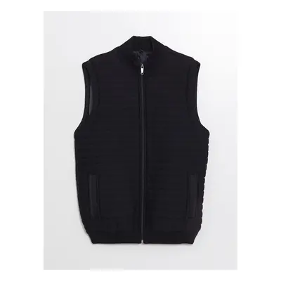 LC Waikiki Standard Mold Stand Collar Men's Knitwear Vest