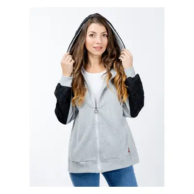 Women's sweatshirt GLANO - light grey