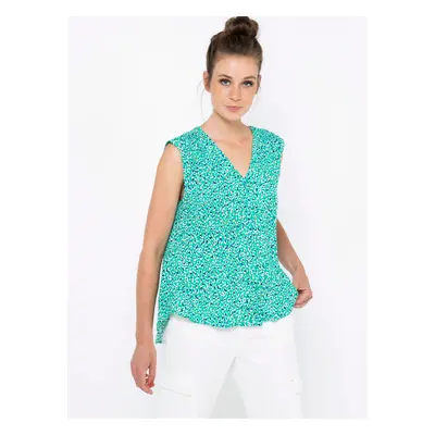 Blue patterned top CAMAIEU - Women