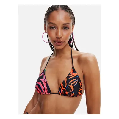 Black and blue double-sided Desigual Swimwear Upper - Women