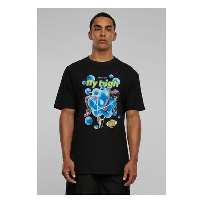 Psychadelic oversize t-shirt in black color