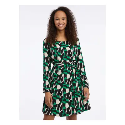 Orsay Green Ladies Patterned Dress - Women