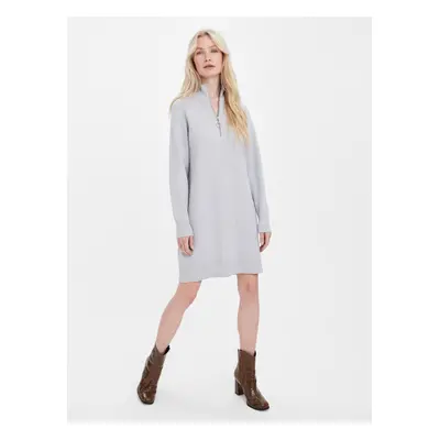 Light grey women's sweatshirt dress VERO MODA Goldneedle - Women