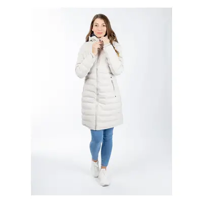 Women's quilted jacket GLANO - white