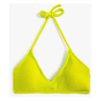 Koton Women's Green Bikini Top