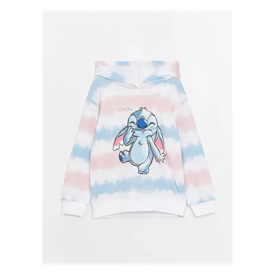 LC Waikiki Girl's Lilo and Stitch Printed Long Sleeve Hoodie