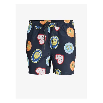 Dark Blue Jack & Jones Fiji Boys Shorts - Boys