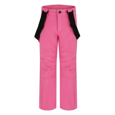 Children's softshell ski trousers LOAP LOVELO Pink