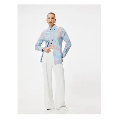 Koton Long Shirt Long Sleeve Classic Collar Cotton