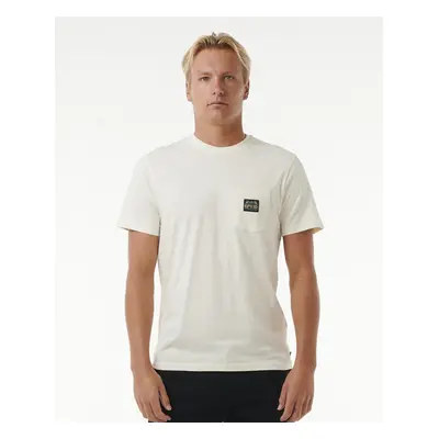 Rip Curl HORIZON BADGE SS TEE Bone T-shirt