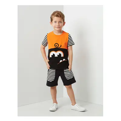 Denokids Purse Seine T-shirt Shorts Set