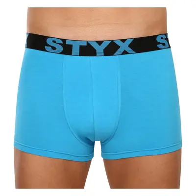 Men's boxers Styx sports rubber light blue