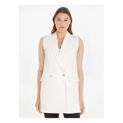 White Women's Extended Vest Tommy Hilfiger - Women