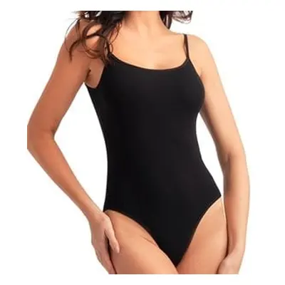 Women's cotton bodysuit Paola - black