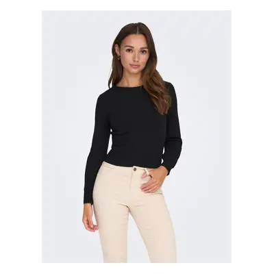 Black Women's Ribbed Sweater JDY Prime - Women