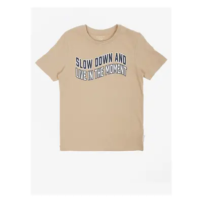 Beige Boys T-Shirt Tom Tailor - Boys