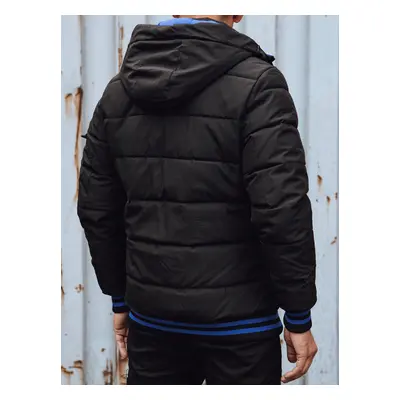 Men's quilted jacket black Dstreet