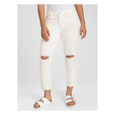 GAP Jeans slim boyfriend white dest - Women