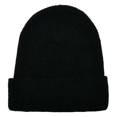 Recycled Waffle Knit beanie black