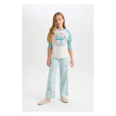 DEFACTO Girls Regular Fit 2-Piece Pajama Set