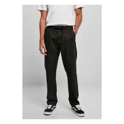 Straight Leg Chino With Strap Black