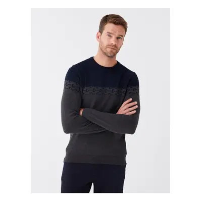 LC Waikiki Crew Neck Long Sleeve Men's Knitwear Sweater