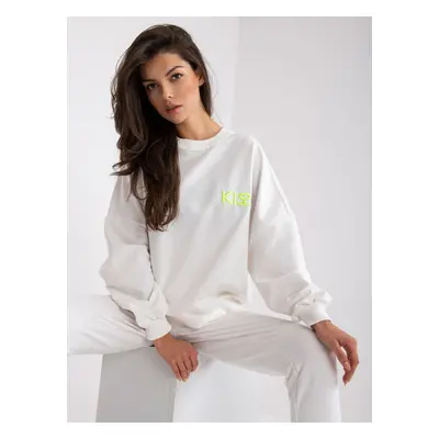 White Two Piece Cotton Tracksuit