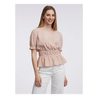 Orsay Light pink Ladies Patterned Blouse - Women