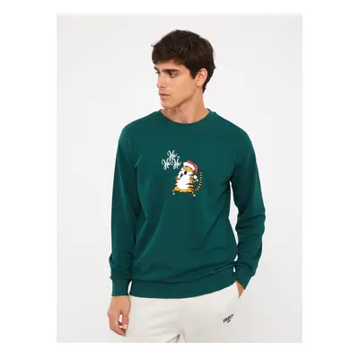 LC Waikiki Crew Neck Long Sleeve Printed Men's Sweatshirt