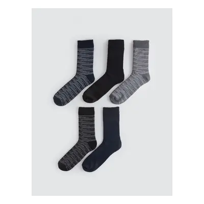 LC Waikiki Men's Striped Socks 5-Pack