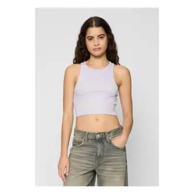 Women's Cropped Rib Top 2-Pack Softseagrass+Lilac