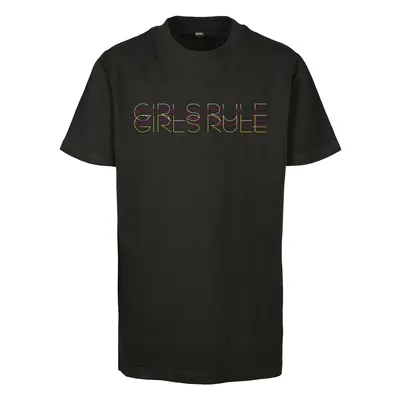 Children's T-shirt for girls in black