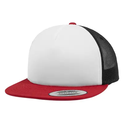 Foam Trucker with White Front Red/wht/blk