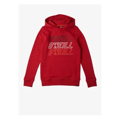 ONeill Red Girly Hoodie O'Neill All Year Sweat - Girls