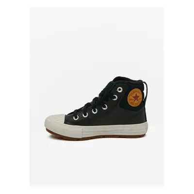 Black Boy Ankle Leather Sneakers Converse Chuck Taylor All Star - Unisex