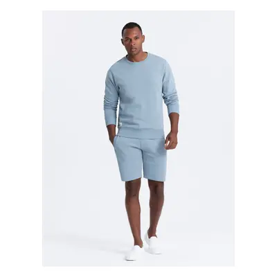 Ombre Men's sweatshirt set sweatshirt + shorts