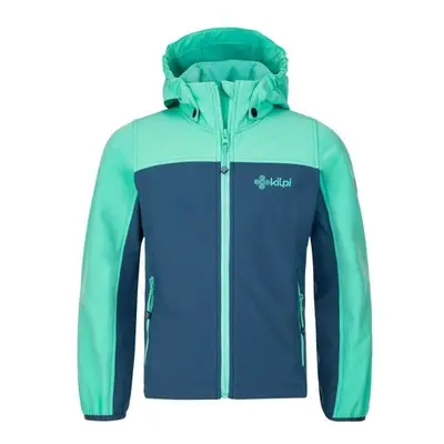 Girls' softshell jacket Kilpi RAVIA-JG turquoise