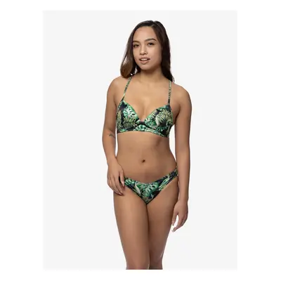 Black and Green Womens Patterned Swimwear Upper DORINA Kano - Women