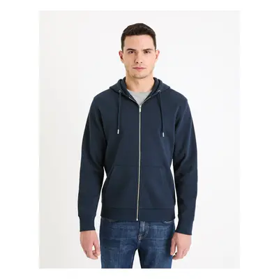 Celio Zip-Up Sweatshirt Gepiquet - Men's