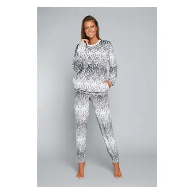 Women's snow set, long sleeves, long legs - print