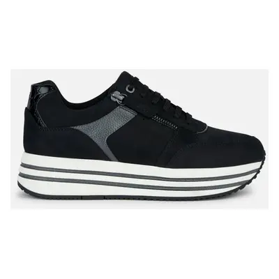 Black women's sneakers Geox Kency - Women's