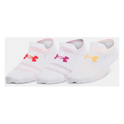 Under Armour Socks UA Essential UltraLowTab 3pk-WHT - unisex