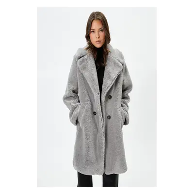 Koton Women's Gray Coat