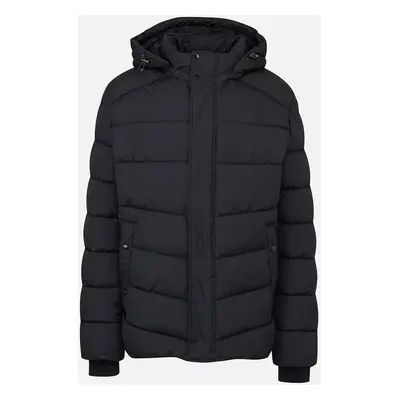 Black men's down jacket Geox Leitan - Men's