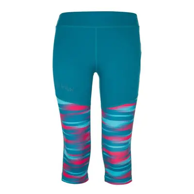 Girls' 3/4 leggings Kilpi DARLEY-JG turquoise