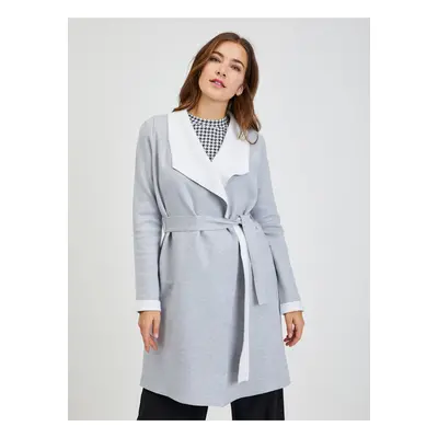 Light grey Ladies Cardigan with Tie ORSAY - Ladies