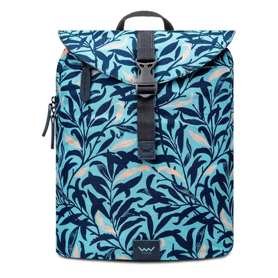 VUCH Corbin Leaves Turquoise Backpack