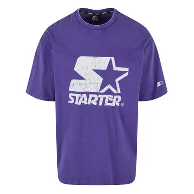 Men's T-shirt Starter Logo Oversize Acid purple