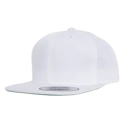 Pro-Style Twill Snapback Youth Cap White