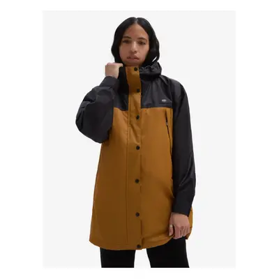 Black-brown women's waterproof parka VANS Lake Effect Rain Block - Women